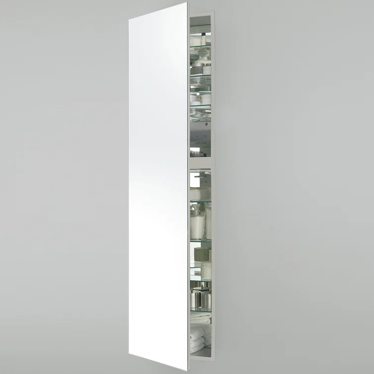 Modern 30'' Recessed Medicine Cabinet with USB and Outlet