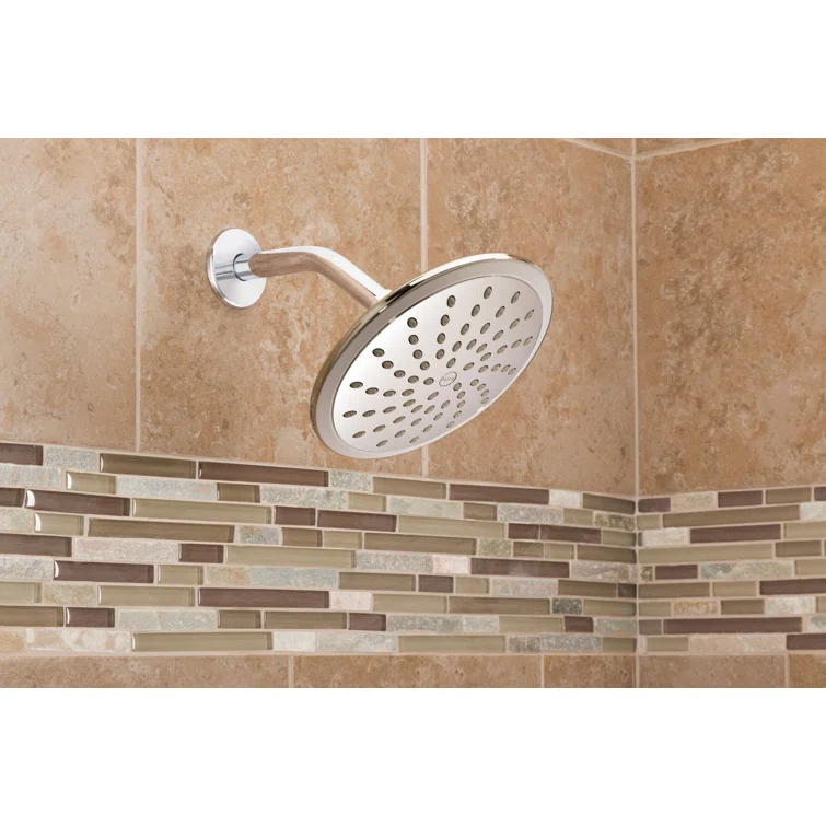 Moen Wide Round Rain Shower Head for Bathroom with 2 GPM High-Pressure Rainfall Spray