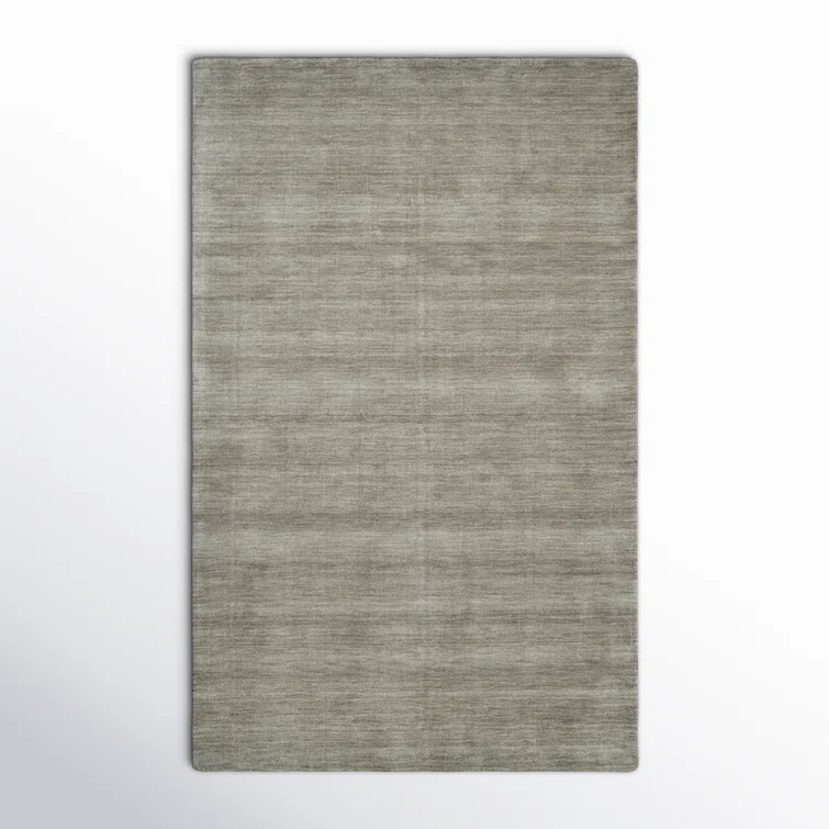Kaden Handwoven Wool Warm Gray Area Rug