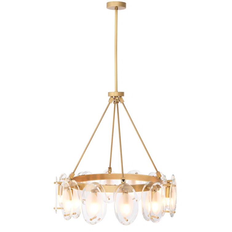 Sublime 12 - Light Dimmable Wagon Wheel Chandelier