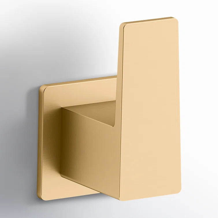 Honesty™ Wall Mounted Rectangular Bathroom Robe Hook, Towel Hook, Clothing Hook