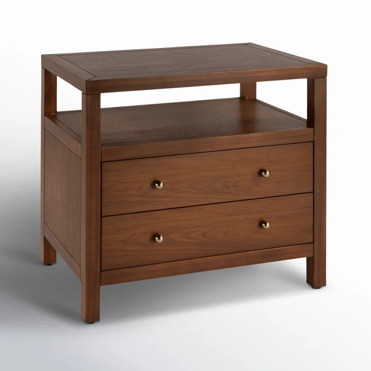 Nora 2-Drawer Wide Nightstand