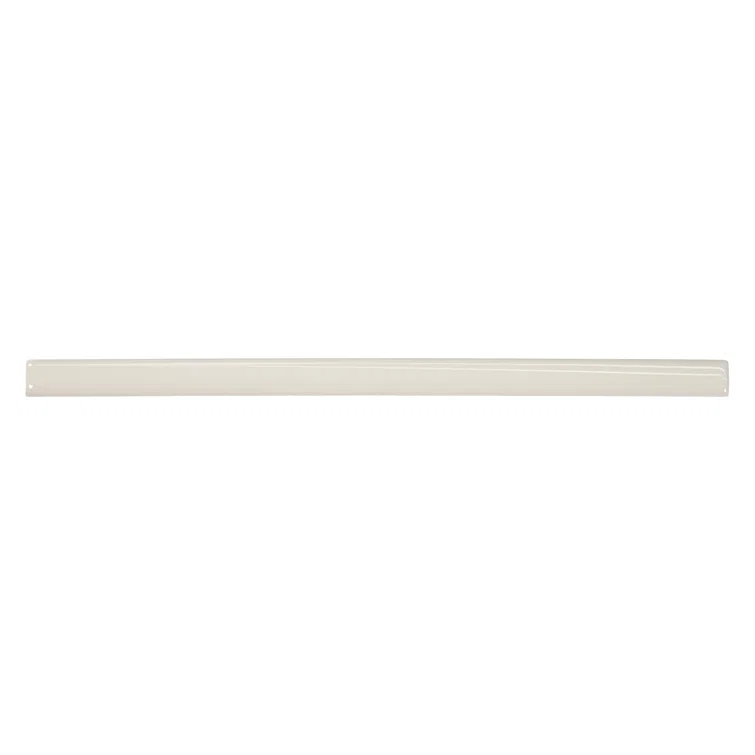 Bedrosians Marin 0.5" x 12" Jolly Miter Edge Ceramic Trim in Sand Dollar