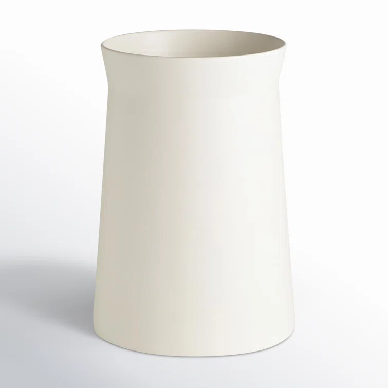 Luna Elegance 12" Matte Moon Ceramic Table Vase