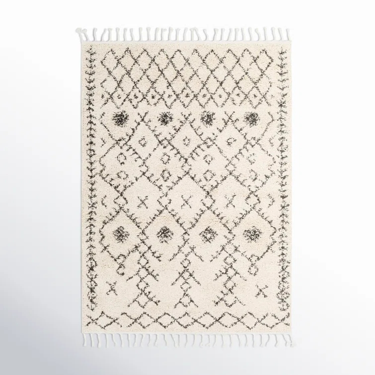 Mossy Charcoal/Beige Rug