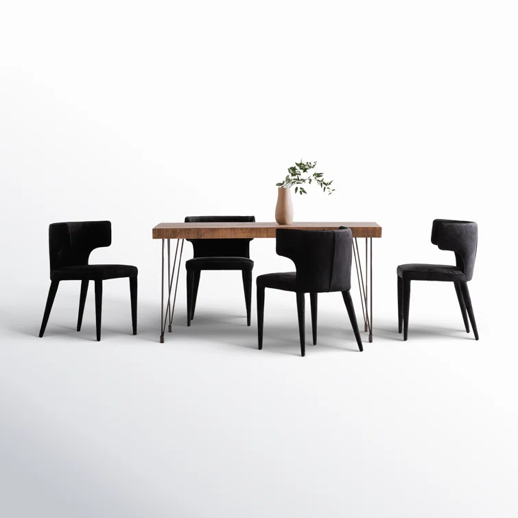 Lena Upholstered Wingback Side Chair
