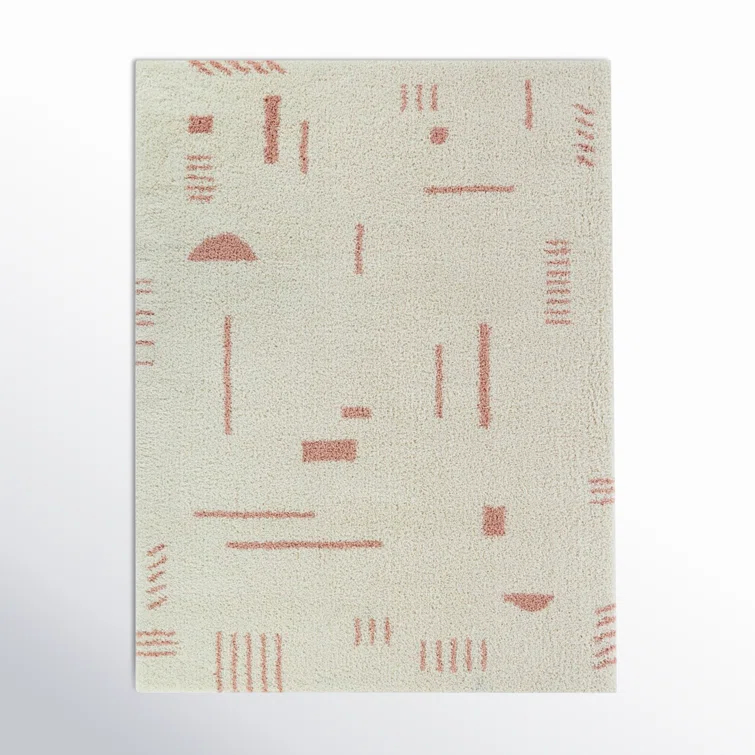 Morin White/Pink Rug