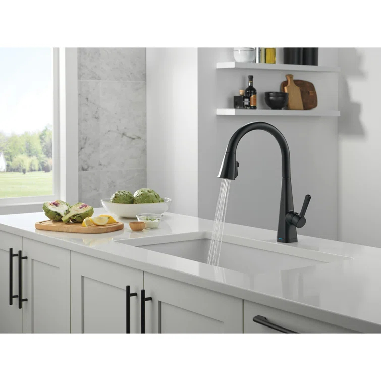 Lenta Pull Down Sprayer Touch Kitchen Sink Faucet, Touch Control Kitchen Faucet