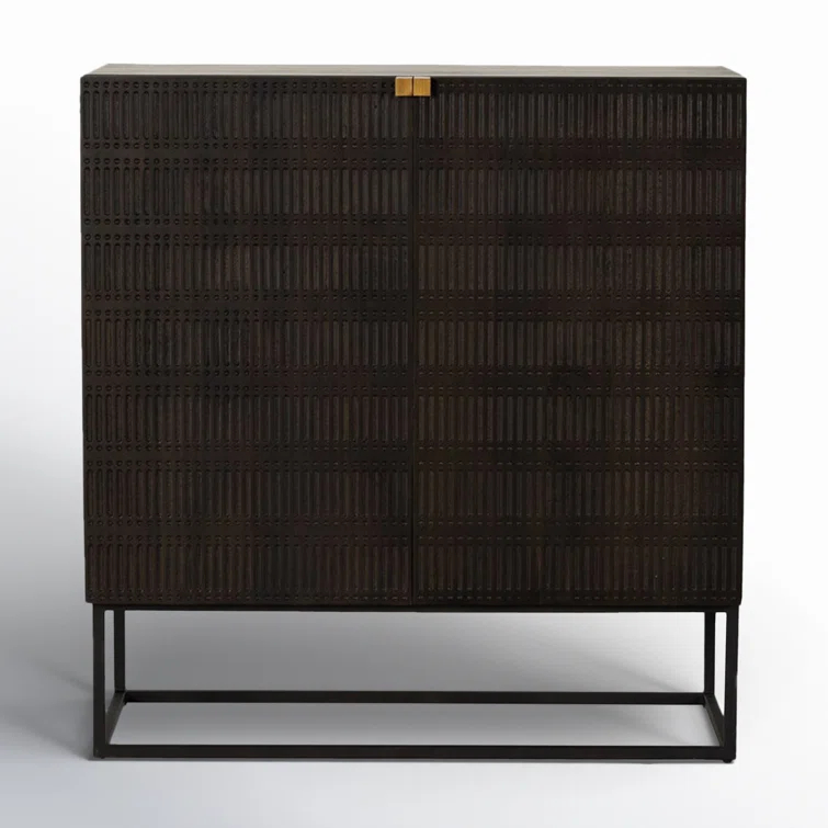 Taro 40'' Solid Wood Bar Cabinet