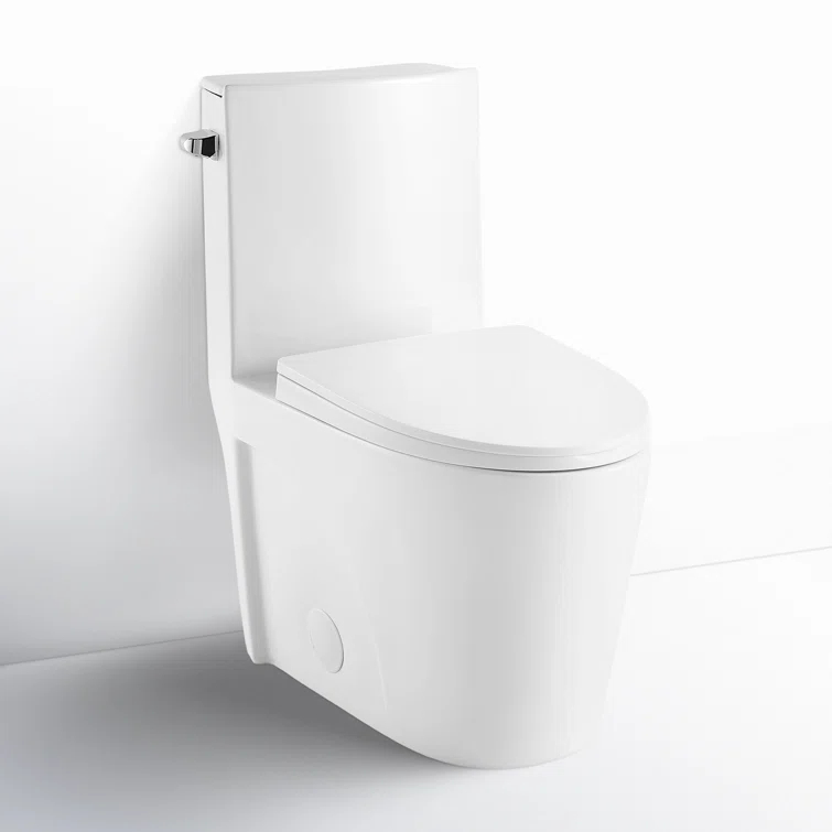 St. Tropez One Piece Elongated Toilet Dual Vortex Flush 1.6 GPF