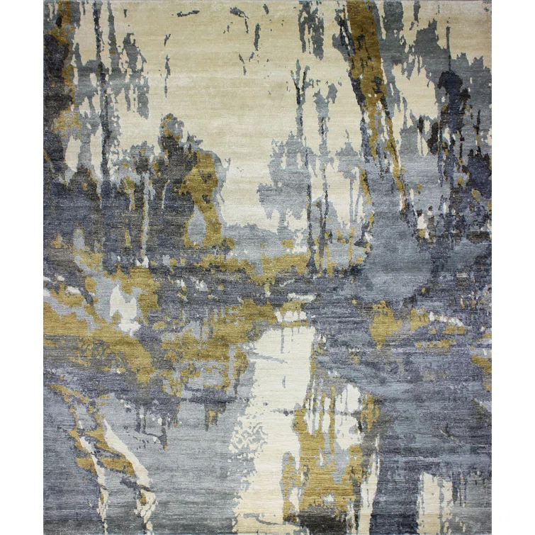 Viscose Abstract Rug