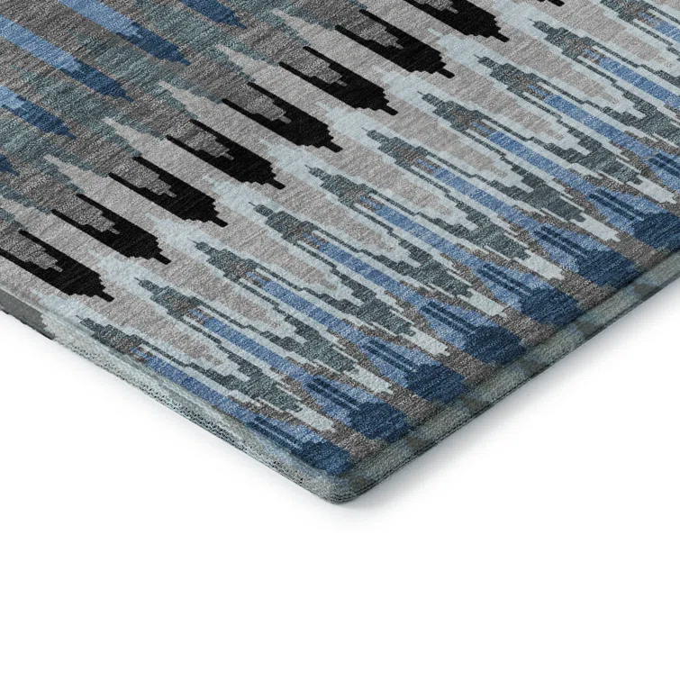 Premium Machine Washable Mayfield Gray Rug