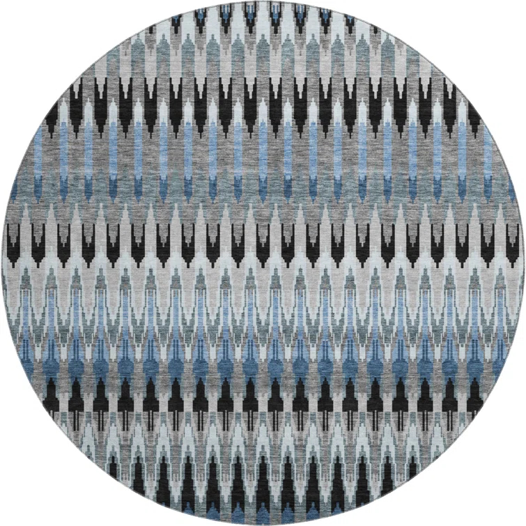 Premium Machine Washable Mayfield Gray Rug