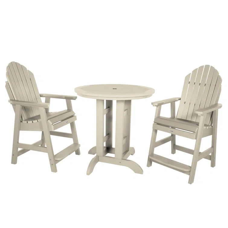 Anette 2-Person 36" Round, Counter-Height Dining Set