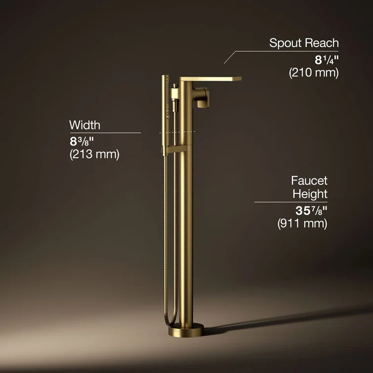 Composed Freestanding Bath Faucet