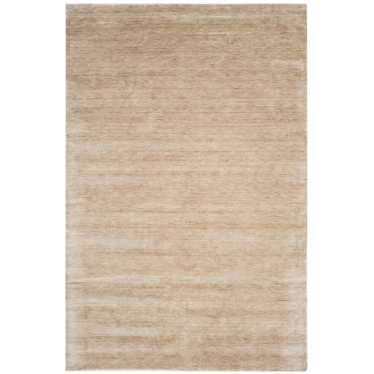 Jessup Hand Loomed 80% Art Silk And 20% Cotton Solid Color Rug
