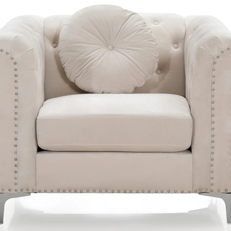 Soho Velvet Chesterfield Chair
