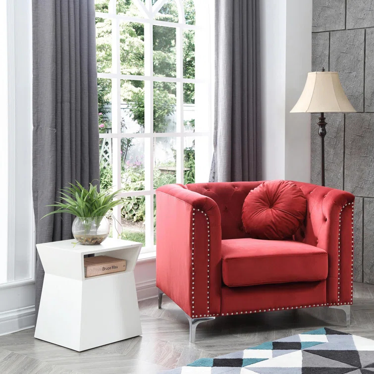 Soho Velvet Chesterfield Chair
