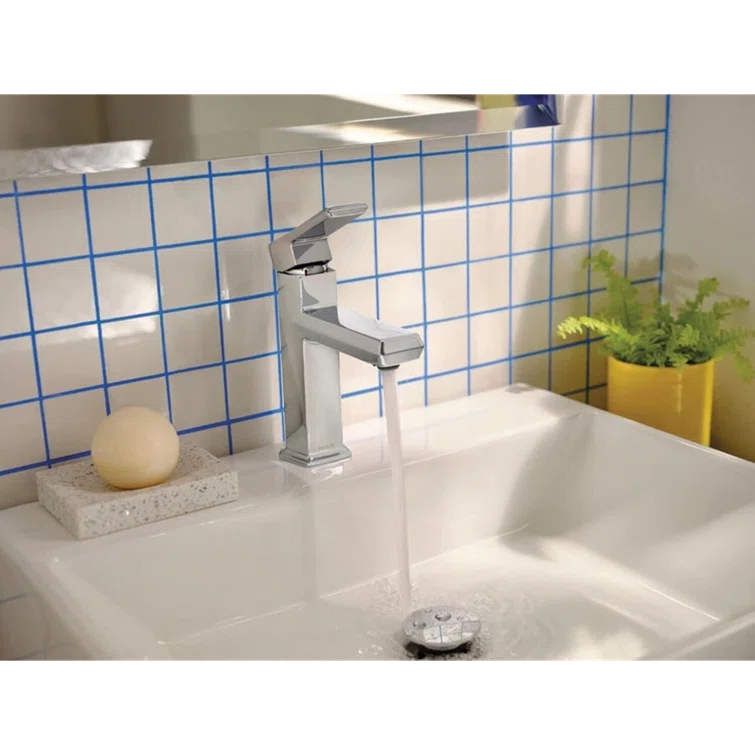 Neese Single Hole Bathroom Faucet with Push Down Drain Assembly
