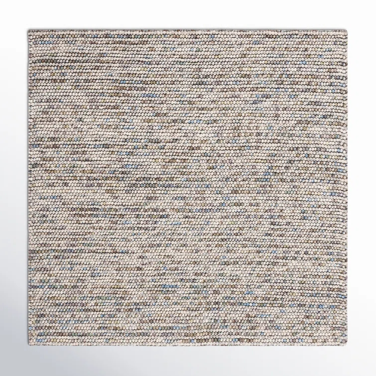 SAFAVIEH Natura Feride Geometric Area Rug, Ivory/Multi, 8' x 8' Square