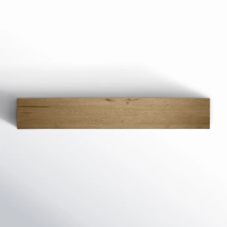 Worn Oak Veneer 94" Console Table with Storage