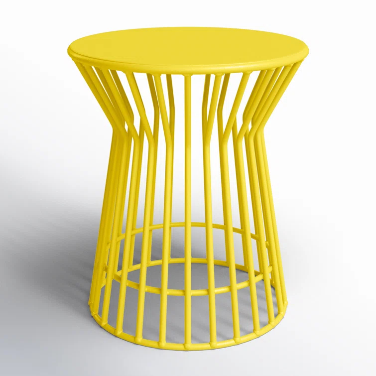 Roberta 20.08'' Metal Outdoor Side Table