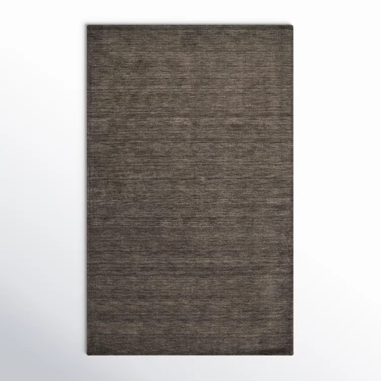 Handmade Tufted Wool Charcoal Area Rug
