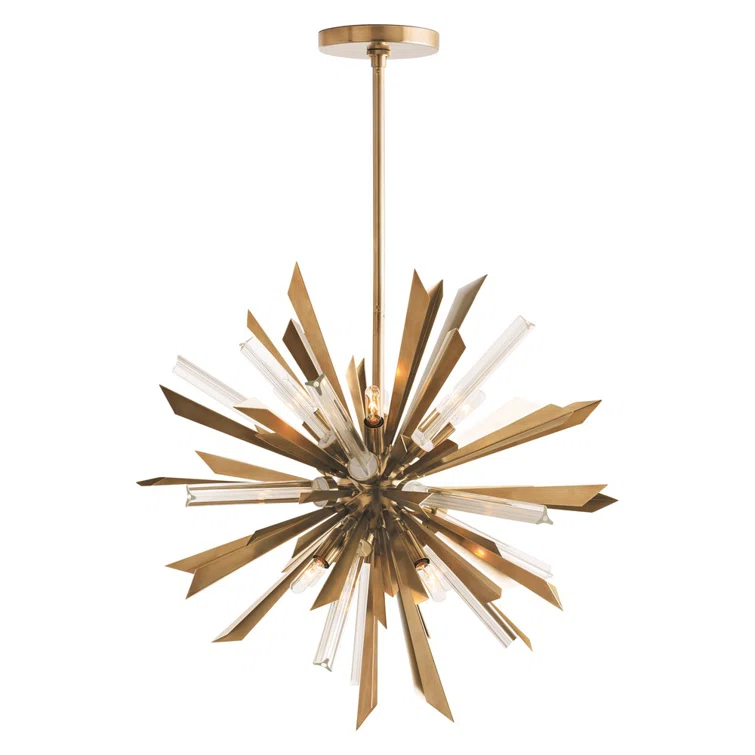 Waldorf 8 - Light Dimmable Sputnik Sphere Chandelier