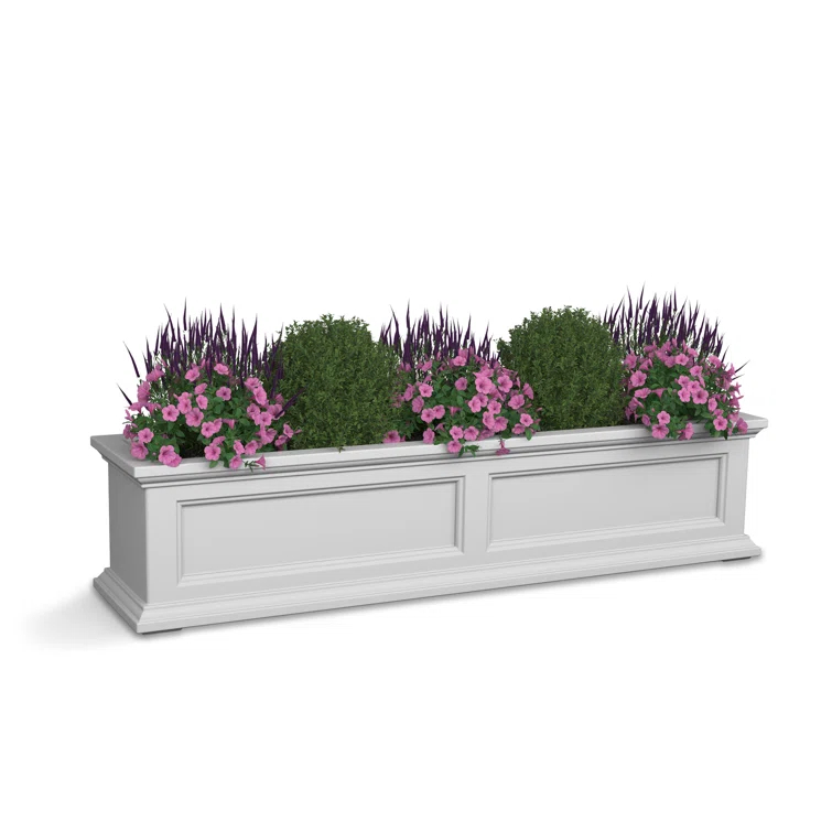 Mayne Inc. Anastasiya Resin Window Box Planter with Water Reservoir