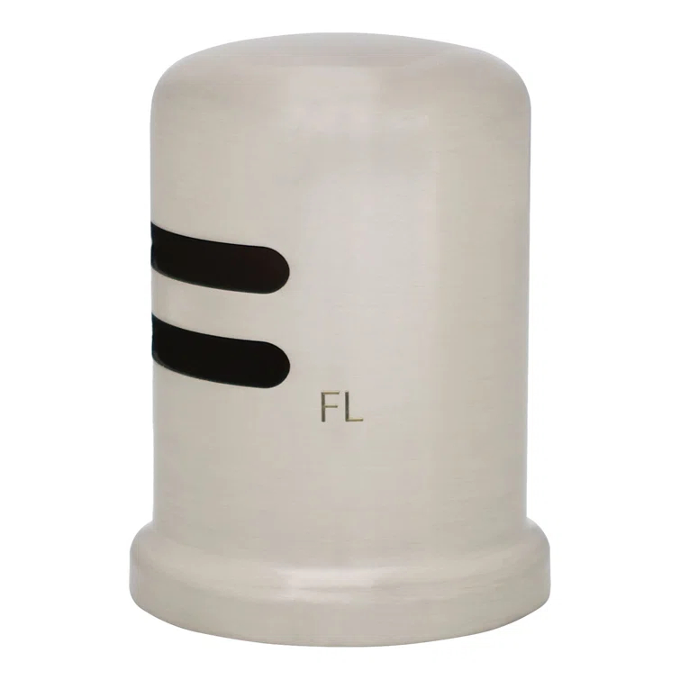 1-3/4" x 2-3/4" Solid Brass Air Gap Cap Only, Skirted