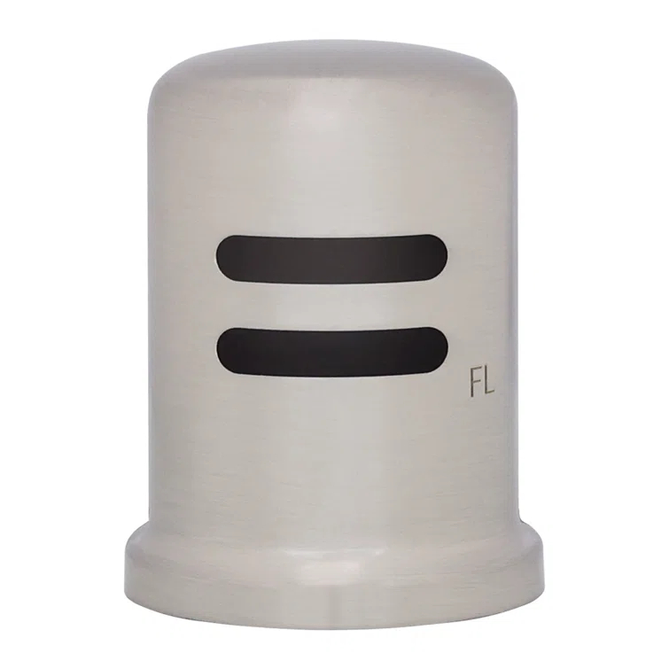 1-3/4" x 2-3/4" Solid Brass Air Gap Cap Only, Skirted