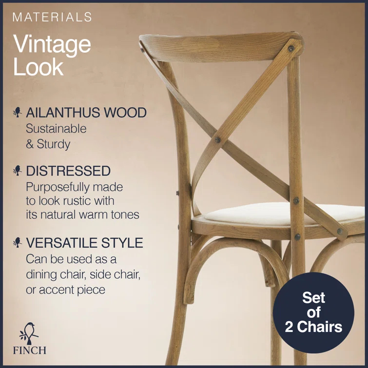 Finch Elmhurst Crossback Dining Chairs