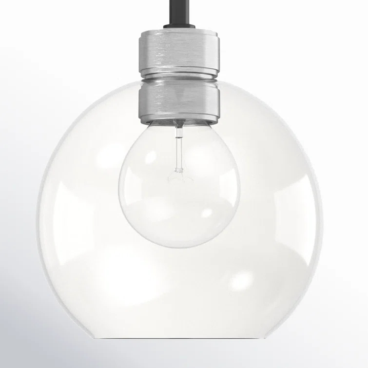 Davian Single Light Glass Dimmable Pendant