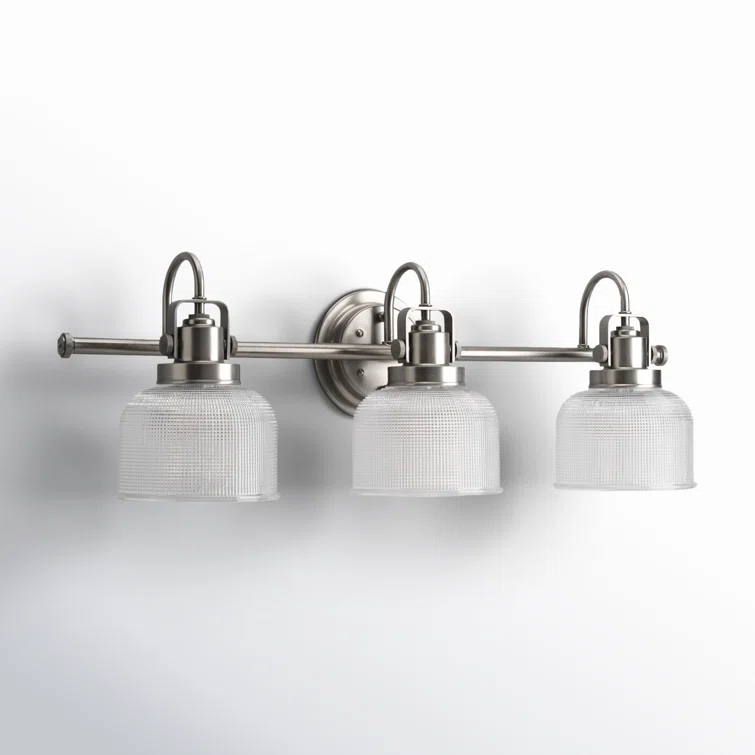Rosser 3 Light Transparent Dimmable Vanity Light