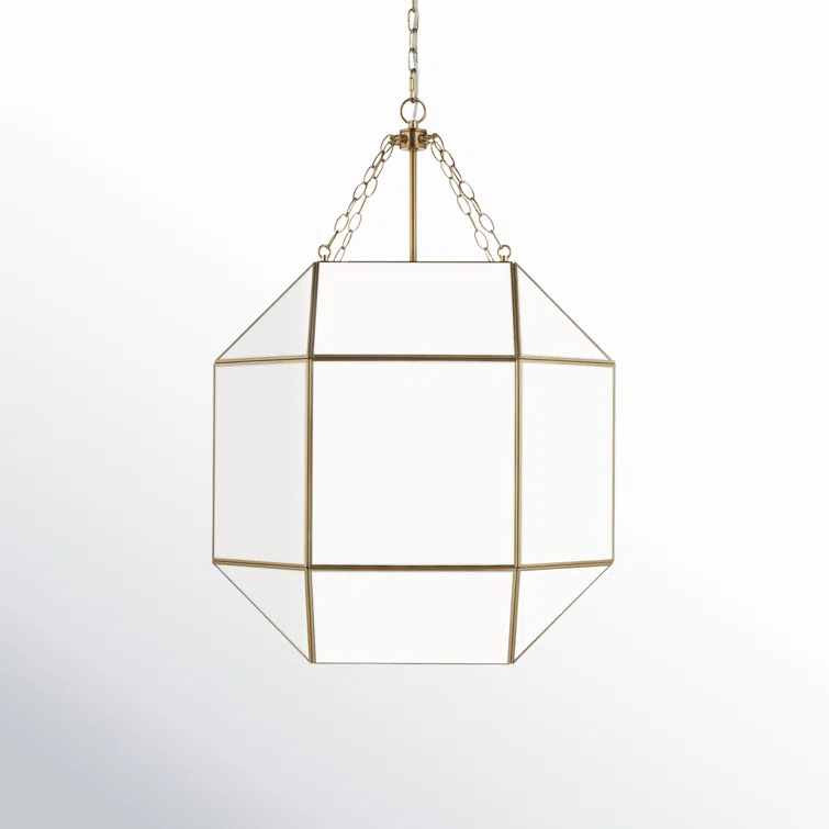 Reid 4 Light Glass Dimmable Pendant