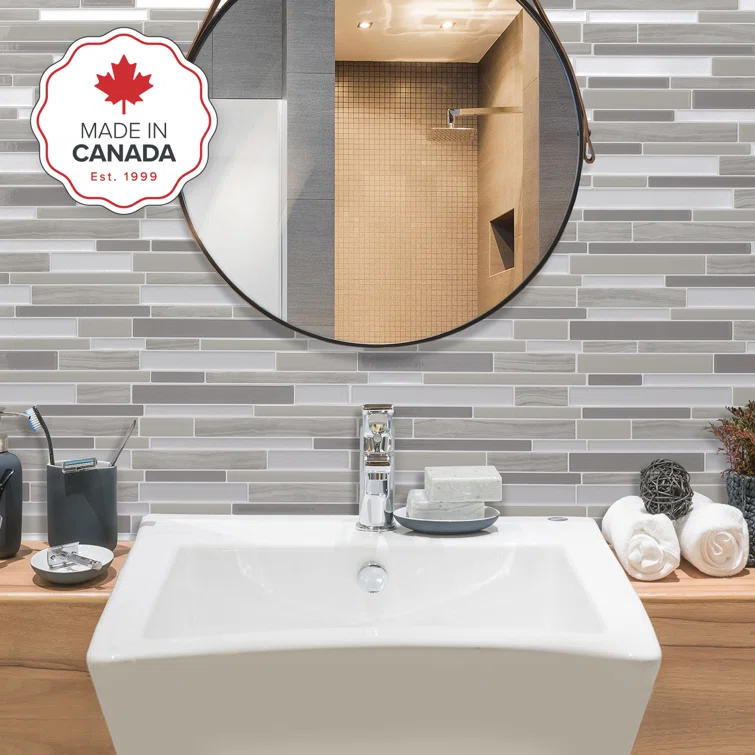 Peel and Stick Gel Backsplash Tile Milano 12" x 10"