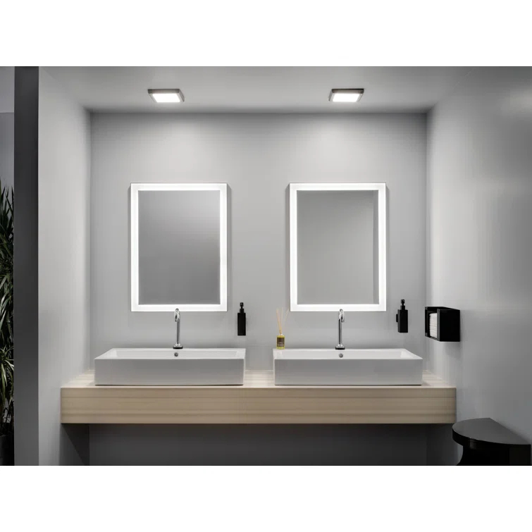 Elan Lighting - Ryame - 23.5 Inch LED Mirror-Matte Silver Finish - Elan Lighting