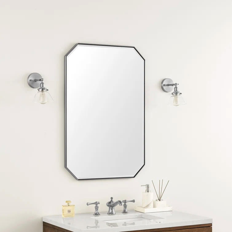 Rohe Metal Flat Wall Mirror
