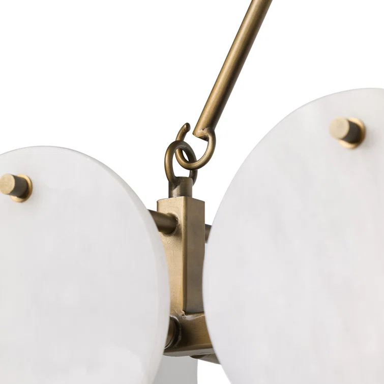 MARCELINE 5 - Light Iron Linear Chandelier