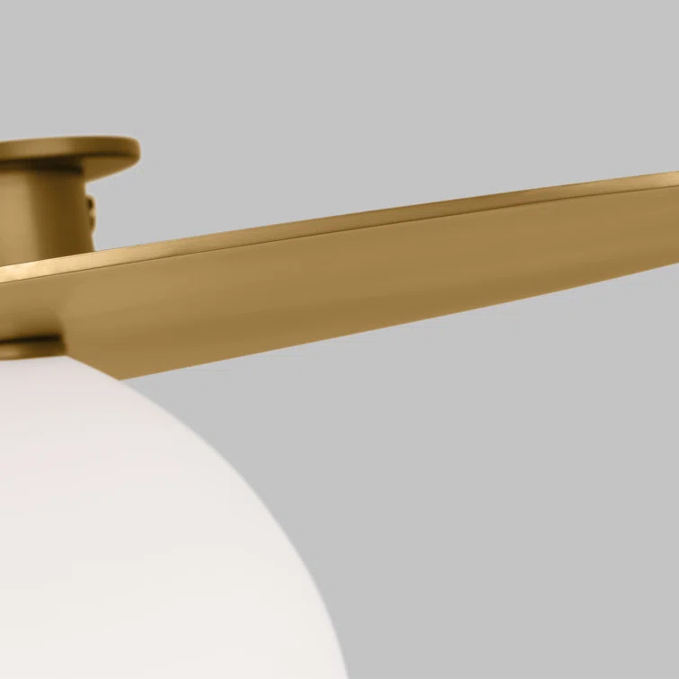 Single Light Glass Flush Mount