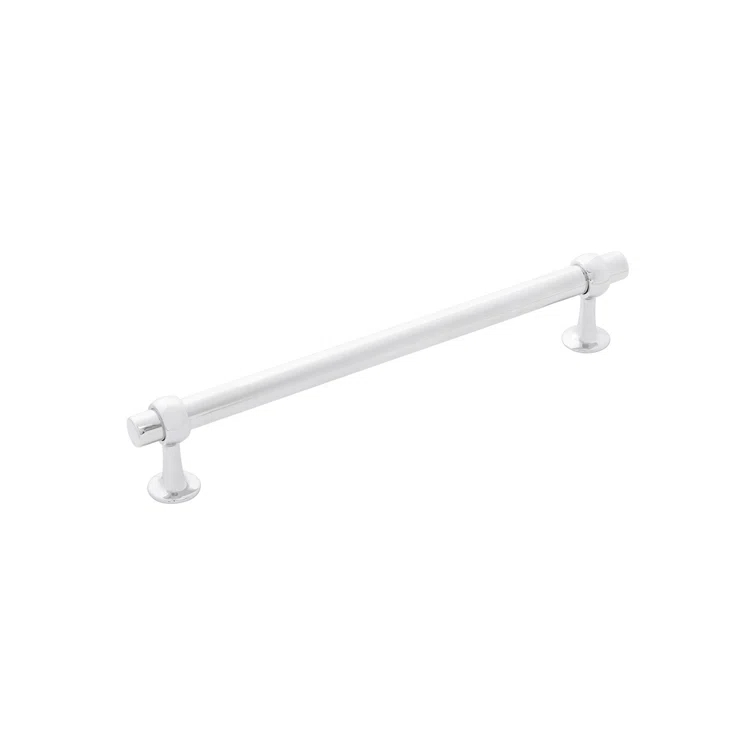 Modern Gold and Chrome Bar Pull with Mounting Hardware