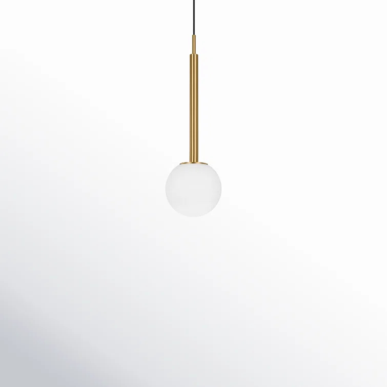 Single Light Glass Dimmable Pendant
