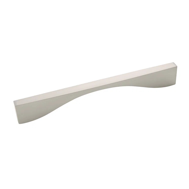 Modern Brushed Nickel Handle Pull with Mounting Hardware