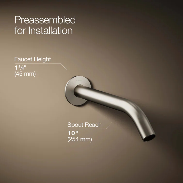 Components Wall-Mount Bathroom Sink Faucet Trim