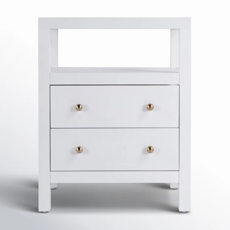 Butler Specialty Company Nora 2-Drawer Nightstand - White