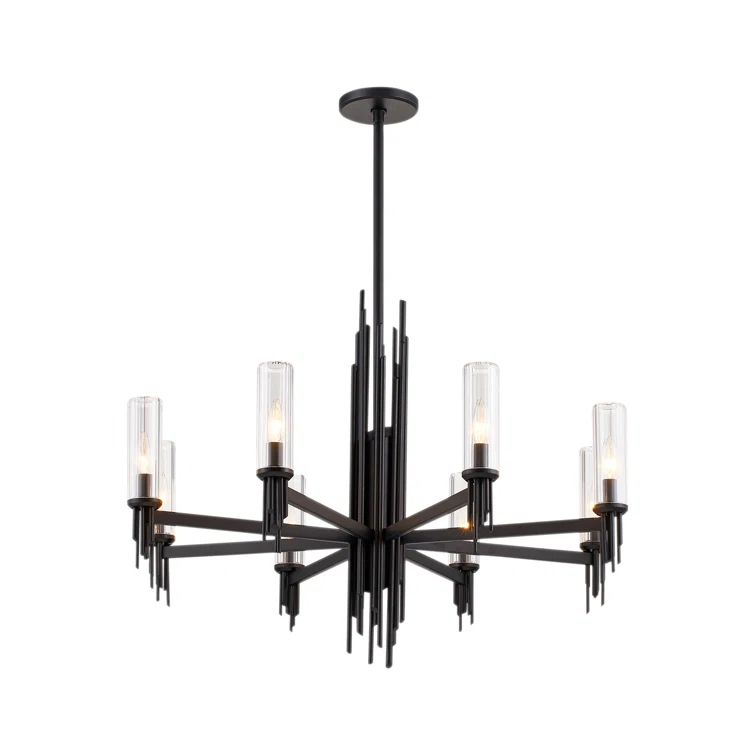 Torres 8 - Light Modern Linear Chandelier