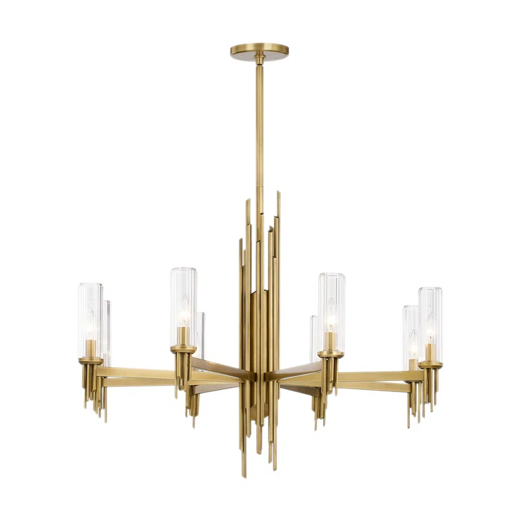 Torres 8 - Light Modern Linear Chandelier
