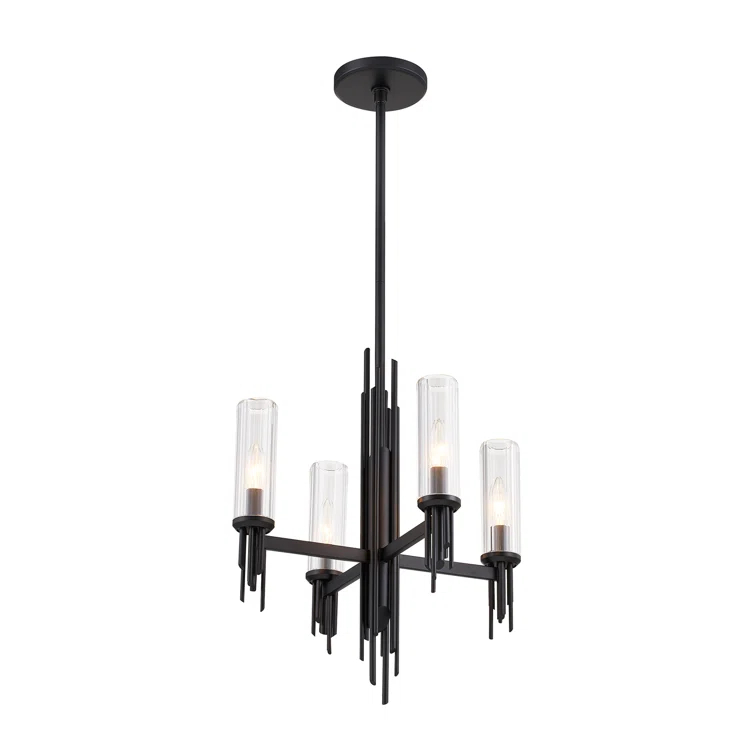Alora Lighting Torres 4 - Light Modern Linear Chandelier