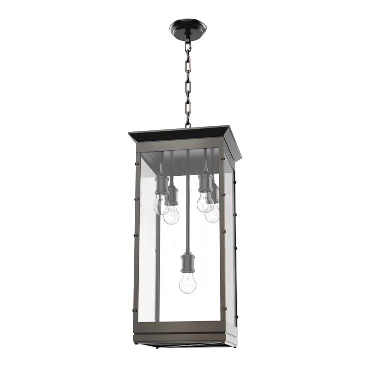 Douglas 5 - Light Lantern Square / Rectangle Chandelier