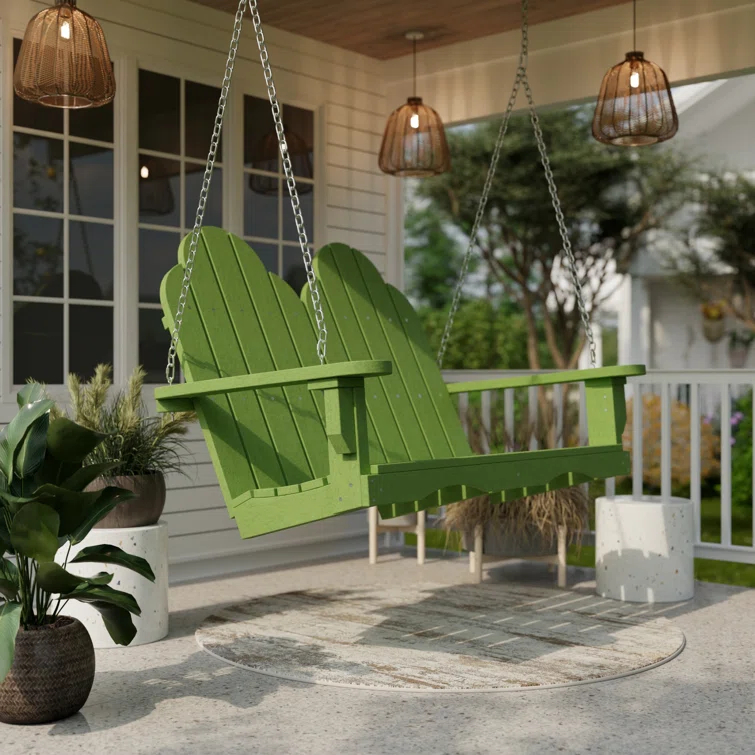 Classic Adirondack Porch Swing